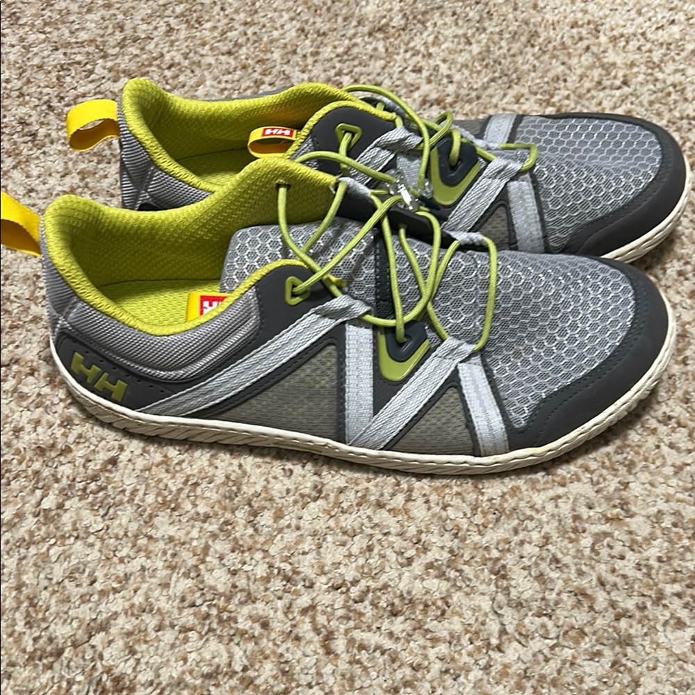 Helly Hansen Gray and Green Sneakers